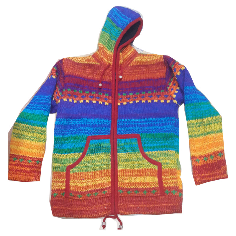 Woolen Jacket Rainbow