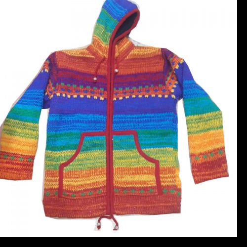 Woolen Jacket Rainbow